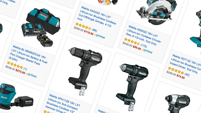 Two Free Bare Tools With Purchase of Makita Battery Kit